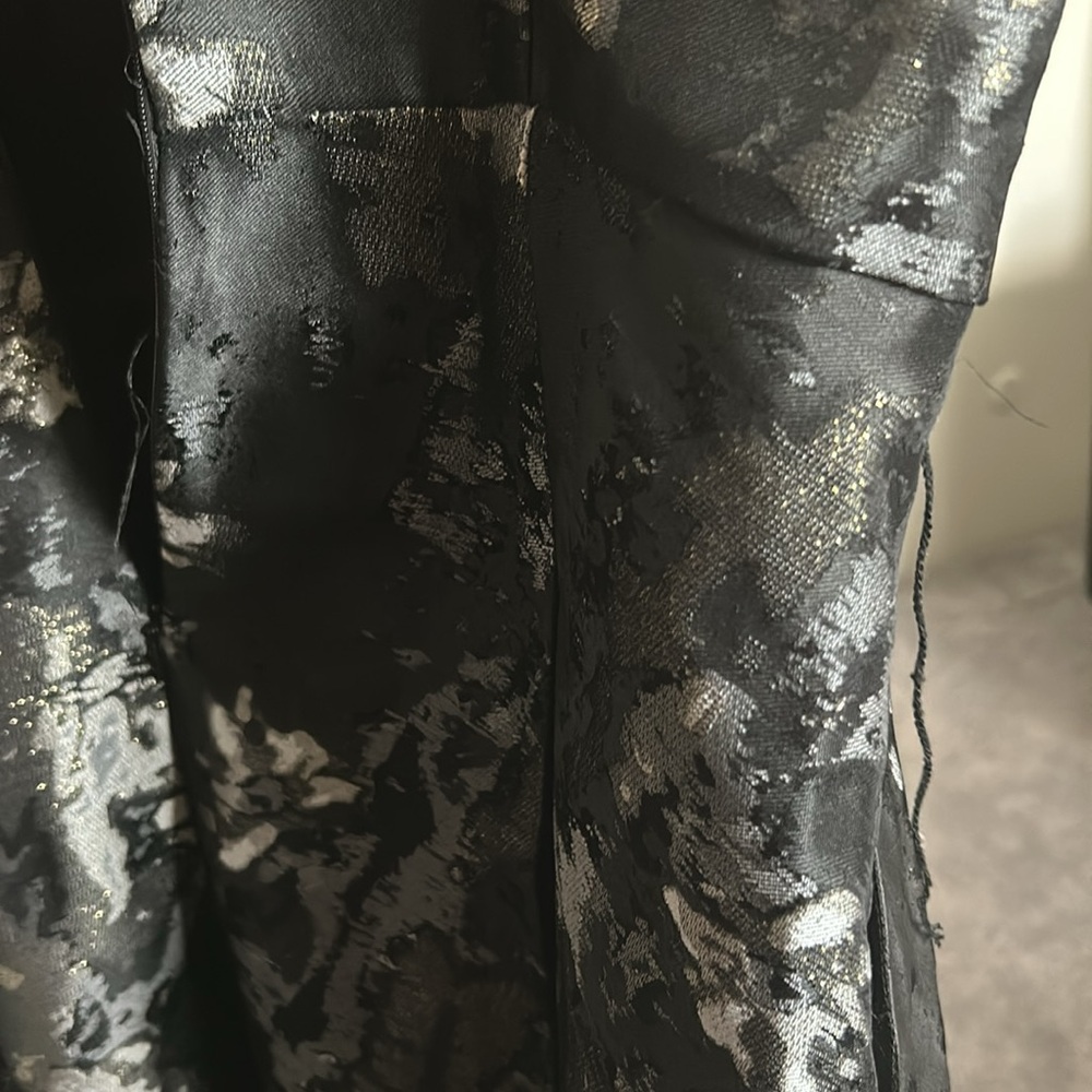NEW White House Black Market Satin Jacquard Fit & Flare Dress - Picture 10 of 11